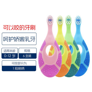 
[Li Jiaqi live broadcast room pet traceability special] Jordan infant 0-12 years old soft-bristled toothbrush 6 pieces