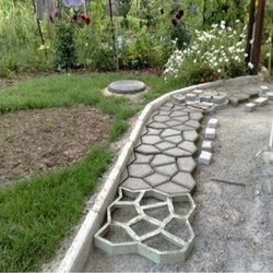 Gardening Supplies Tools for Enhancing Paths, Cement Splitting Pebbles, Decorative Mosaic Pavement, Large Stone Molds
