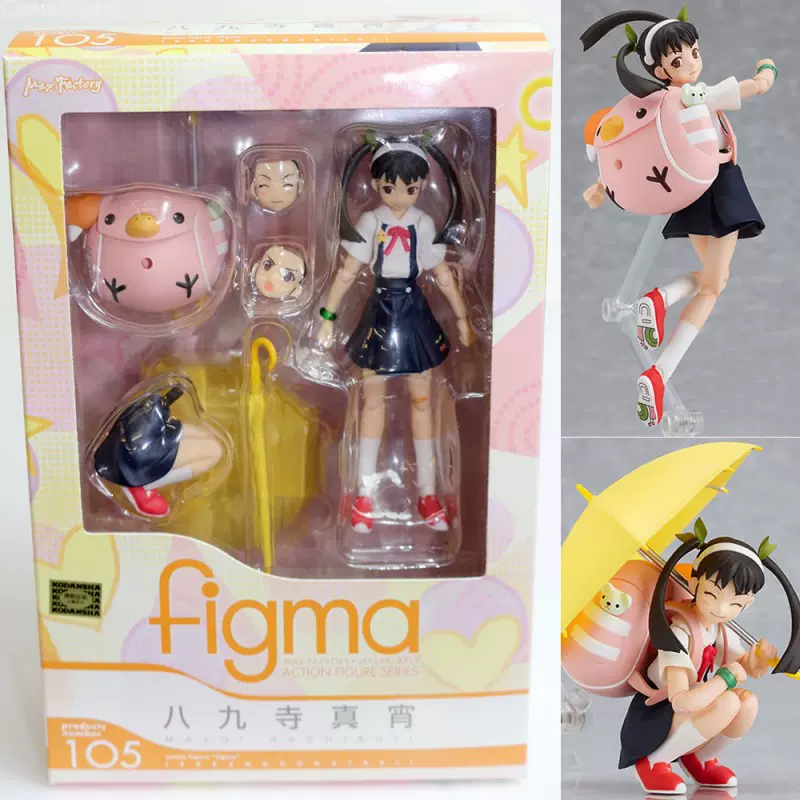 现货Max Factory 可动手办figma 105 化物语八九寺真宵日版-Taobao