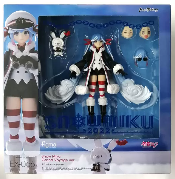 新品　雪ミク　 MIKU 2022　Figma　EX-066　初音ミク Vocaloid figma EX-066 Snow Miku (Grand Voyage Ver.)