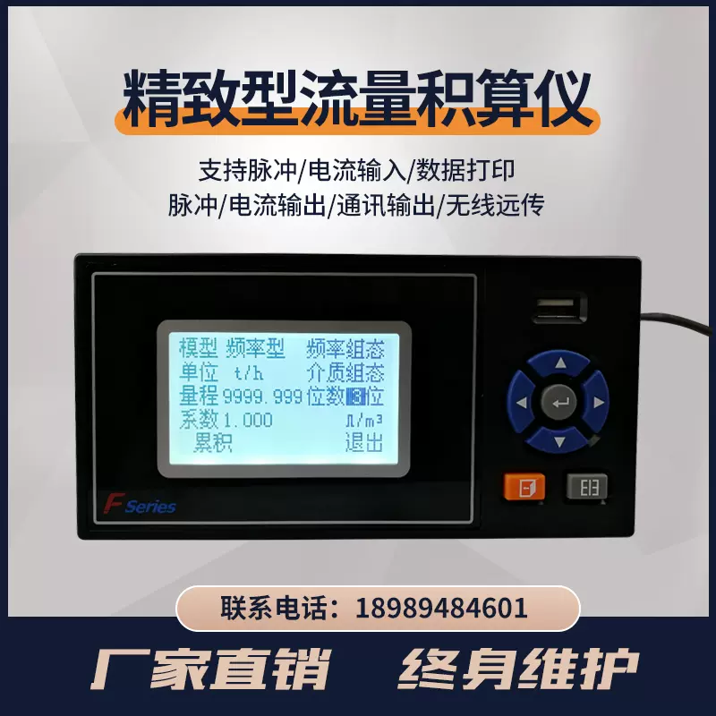 流量積算儀蒸汽積算儀流量顯示表溫壓補償通訊流量記錄儀