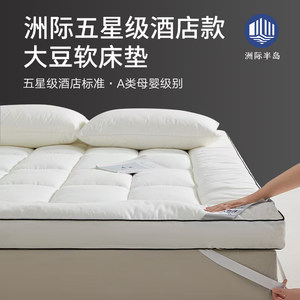 
InterContinental Peninsula five-star hotel special mattress soy soft cushion Class A antibacterial home mattress pad student quilt
