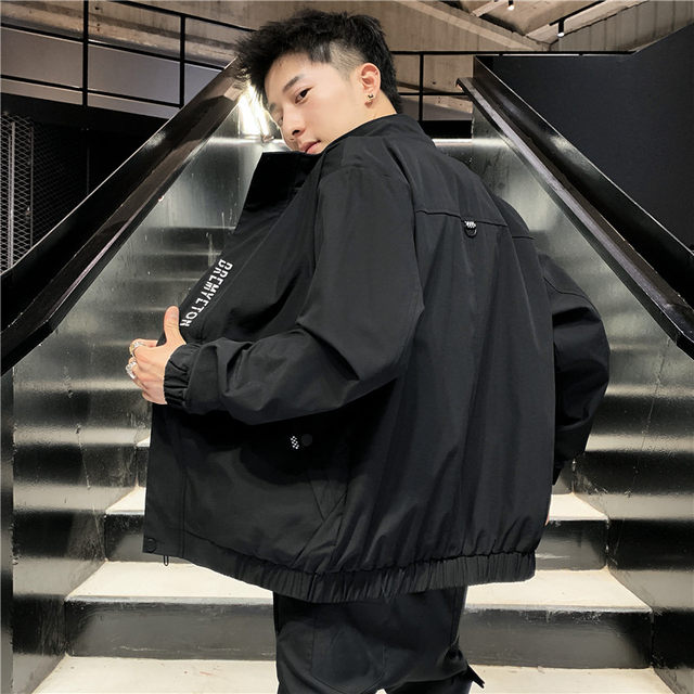 Jacket Men's Spring Autumn Korean Trend Loose Works Jacket Handsome Casual Universal Gow
