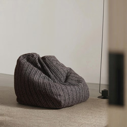 Nordic Fabric Single Sofa for Home Use in Small Apartments, Bedroom, Vintage Lazy Sofa, Bean Bag, Tatami, Balcony Recliner