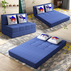 Foldable Small Sofa Bed Tatami Bed Dual-Purpose Single/Double Bedroom Home Lazy Bed Small Apartment Internet Celebrity Style