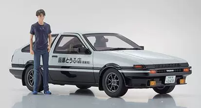 日本直送京商1/18 KYOSHO 头文字D 丰田AE86 藤原拓海日版