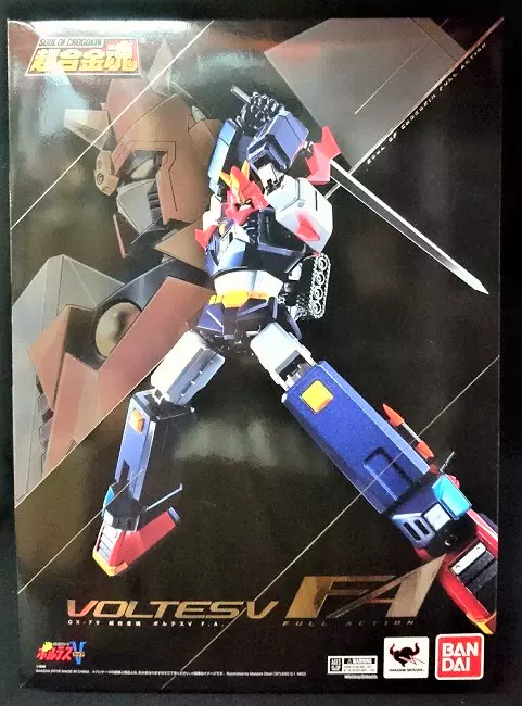 日本直送BANDAI 超合金魂GX-79 超电磁侠波鲁吉斯V FA Voltes