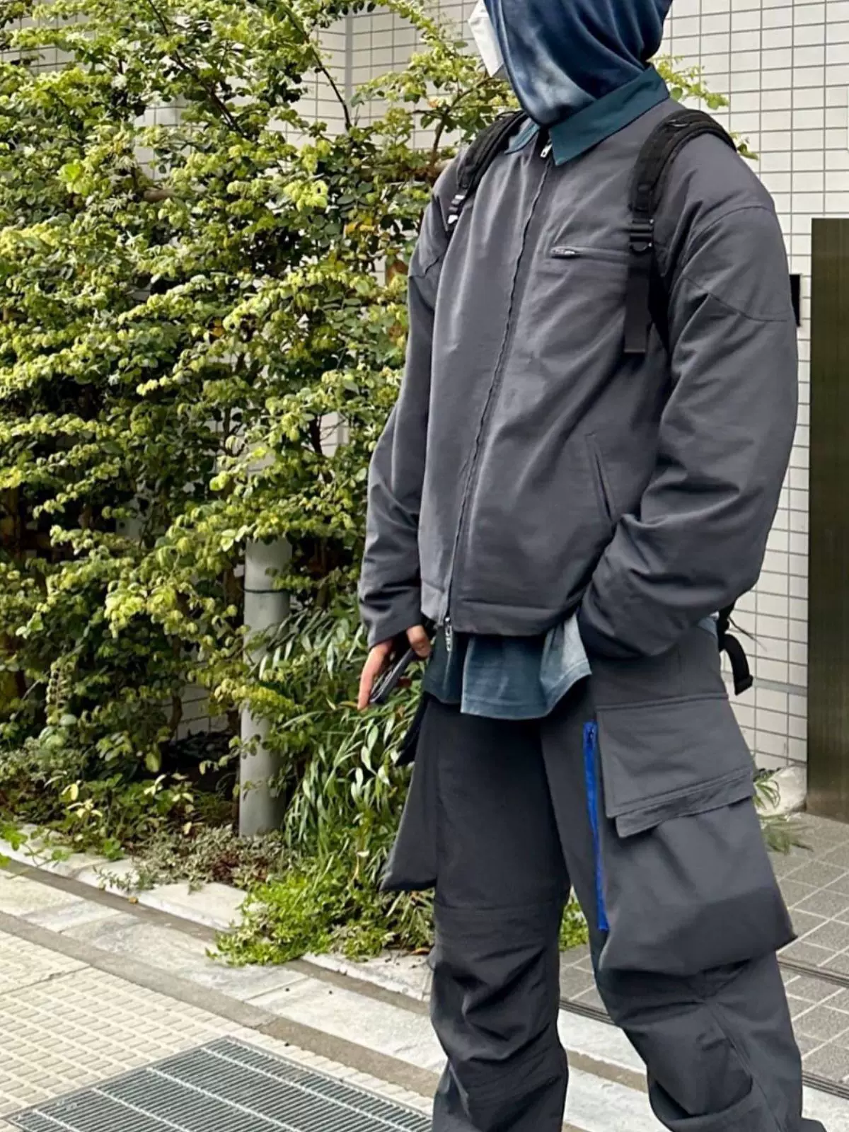 project/1獨家】FAR ARCHIVE 23ss 翻領墊肩工裝復古夾克-Taobao