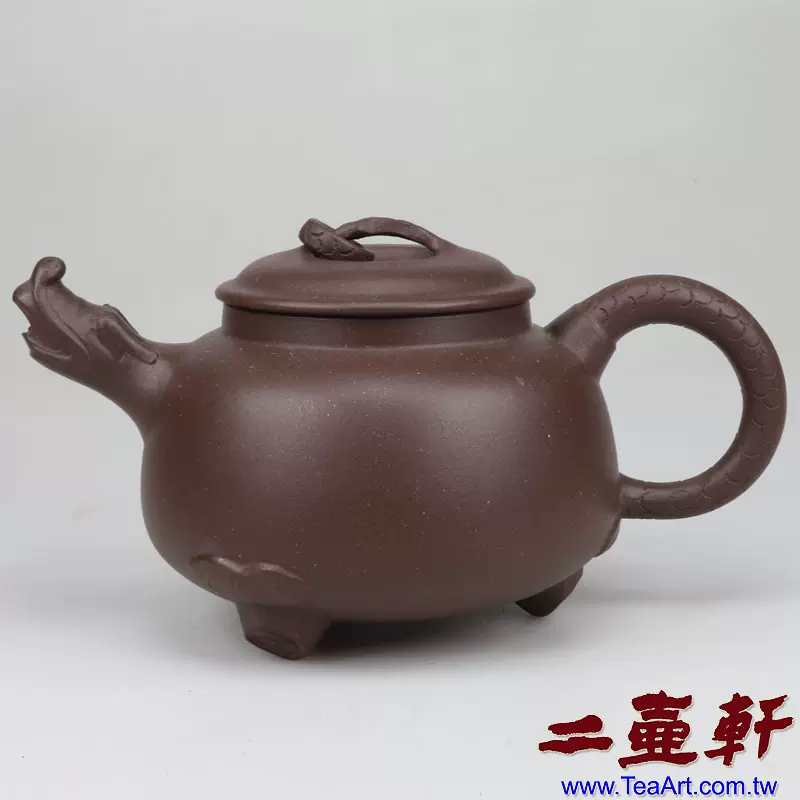 宜兴朱泥金标庚午年紫砂水平壶半手工101-200ml中式复古茶壶