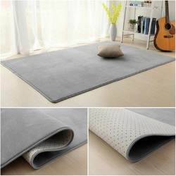 Easy-To-Clean Coral Velvet Carpet, Full-Cover Tatami Bedside Carpet for Bedroom, Living Room Floor Mat, Household Carpet Mat
