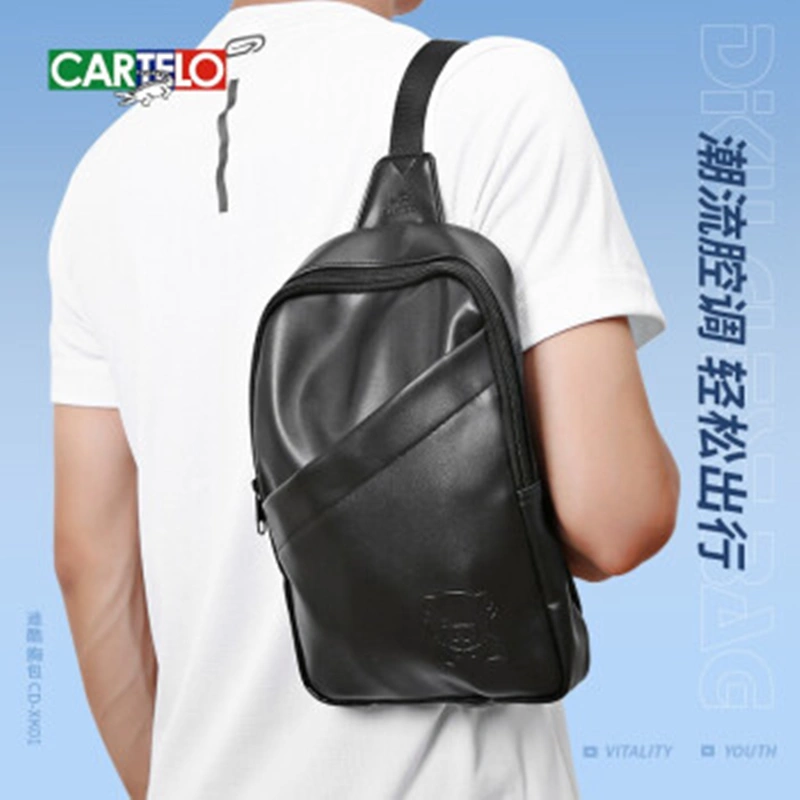 CARTELO卡帝乐鳄鱼迪酷胸包CD-XK01商务便携潮流英伦风胸包单肩包-Taobao