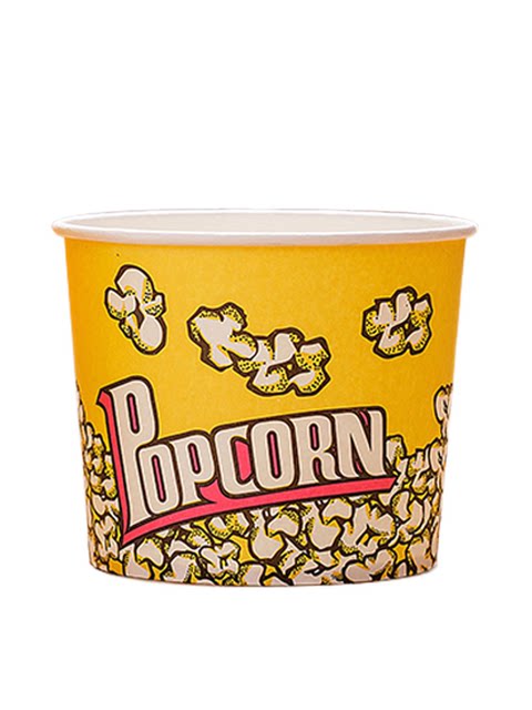 64oz popcorn paper bucket disposable packaging bucket paper cup popcorn ...