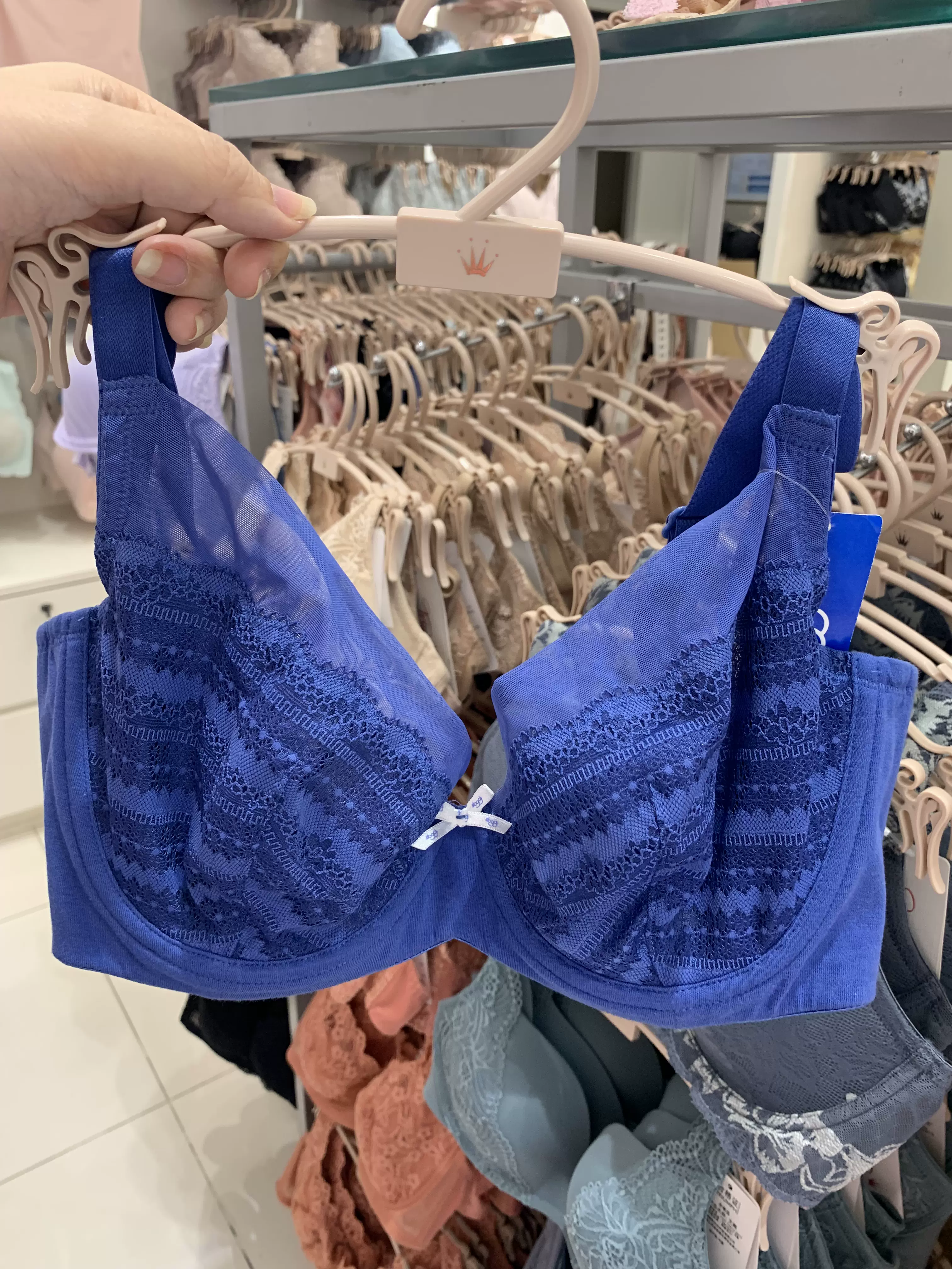 大胸显小sloggi内衣深v超薄杯文胸16