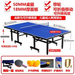 Tavolo Da Ping Pong Pieghevole E Comodo Per Altezza Interna, Tavolo Da Ping Pong Ecologico, Sollevabile Per Uso Domestico, Comodo Tavolo Da Ping Pong Standard