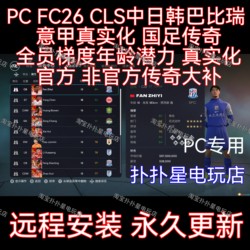 Pc Fc26 Csl Chinese, Japanese, Korean, Italian, and Brazilian Realistic National Team + Official and Unofficial Legend Patch