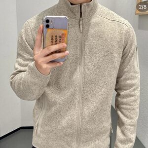 
Full color! Outdoor stand-up collar fleece zipper cardigan same style as men and women jacket 30472