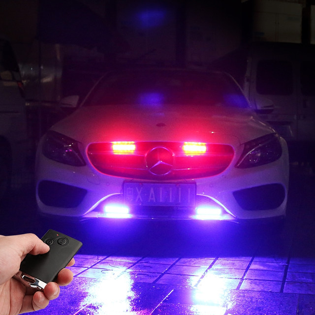 Car high beam counterattack strobe light car warning light super bright ...
