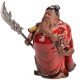 New Chinese -style Ceramics Guan Gong Swing Creative Guan Yu Zen Furnishing Living Room Decoration Bogu Shelf Crafts Gifts
