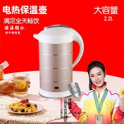 Electric Kettle with Integrated Insulation, Fully Automatic Heating, Household Kettle, Insulated Kettle, Large Capacity Stainless Steel for Boiling Water