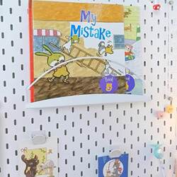 Bookshelf Iron Art Magnetic Wall-Mounted Multifunctional Storage Rack ins Wind Wall Bookshelf