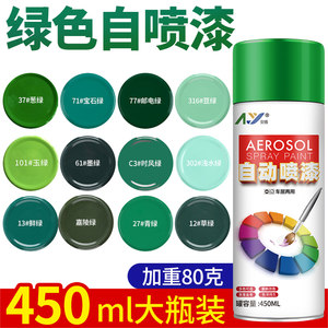 Green self -spray paint hand shaking paint metal rust -proof furniture car paint car graffiti wall automatic spray paint paint
