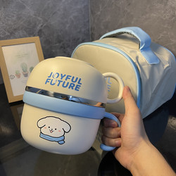 Stainless Steel Lunch Box for Primary School Students, Personal Use in Dormitories, Office Workers, Canteens, Insulated Rice Bowl, Instant Noodle Bowl, Fast Food Cup