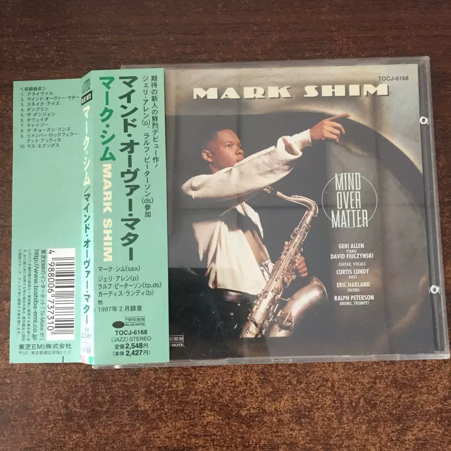 首版蓝调爵士MARK SHIM MIND OVER MATTER CD-Taobao