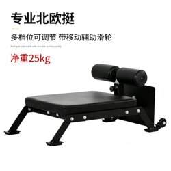 Nordic Multifunctional Abdominal and Back Trainer, Commercial Roman Chair, Goat Lift, Supine Board, Prone Reverse Leg Lift, for Home Use
