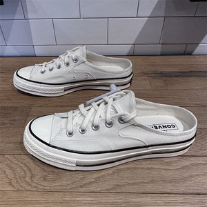 
CONVERSE Converse 1970S Mule men's and women's golden one-leg half slippers lazy canvas shoes 172592C