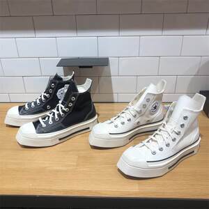 CONVERSE CHUCK 70 geometric splicing sense men and women high top thick sole heightened canvas shoes A06435C
