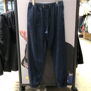 
CONVERSE Converse new men's multi-pocket washed denim casual trousers 10025526-A01