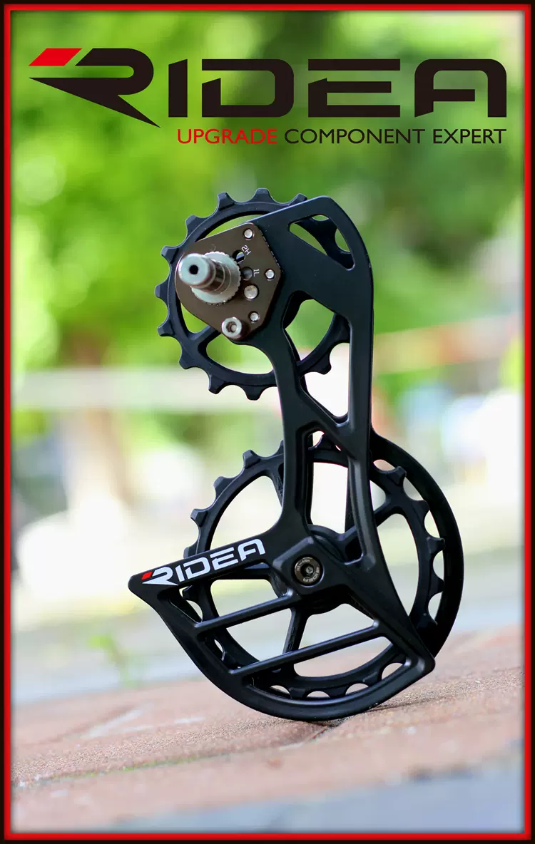 RIDEA瑞宜達大雞腿C60鍍彩色E60 EVO碳纖維導板大導輪全陶瓷培林-Taobao