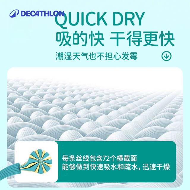 Decathlon bath towel women's quick-drying towel wrap can be worn and ...