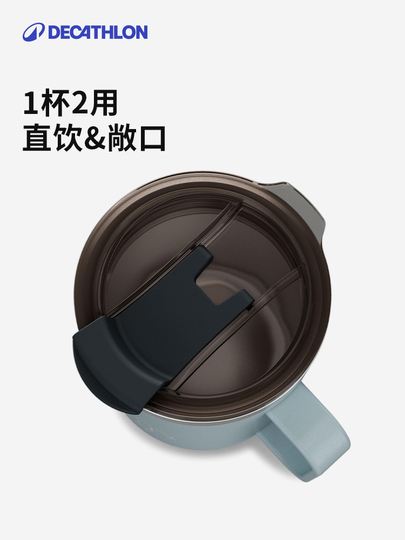 Tazza Termica Da Viaggio 1180 Ml - Acciaio Inossidabile, Doppio Isolamento, Con Cannuccia E Manico - Foto 8