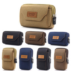 Mobile Phone Bag, Men's Waist Bag, Multifunctional Belt Phone Case for Work at the Construction Site, Vertical Style, Mini Bag for Middle-Aged and Elderly People