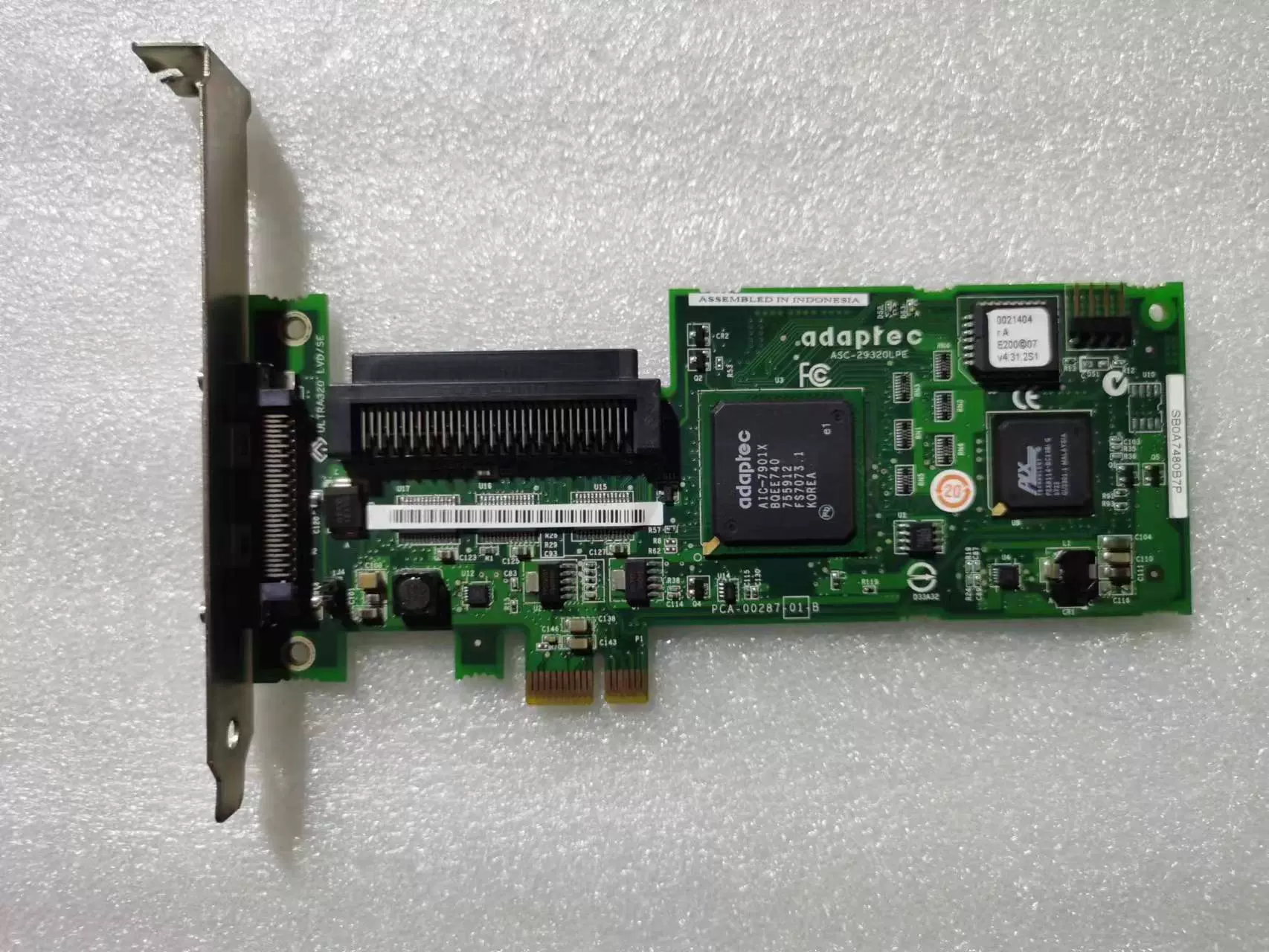 原装供应Adaptec ASC-29320LPE PCI-E X1 SCSI 硬盘阵列卡-Taobao Vietnam