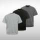 BEVAN UP ZIPPER TEE * Space Cotton 270G Ice-Sensory T-Shirt Roboli Ring Zipper