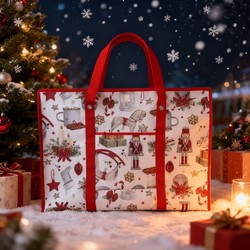 Moving Bag Non-Woven Bag Thickened Woven Bag Luggage Bag Cartoon Waterproof Storage Bag Snakeskin Bag Wholesale Tote Bag