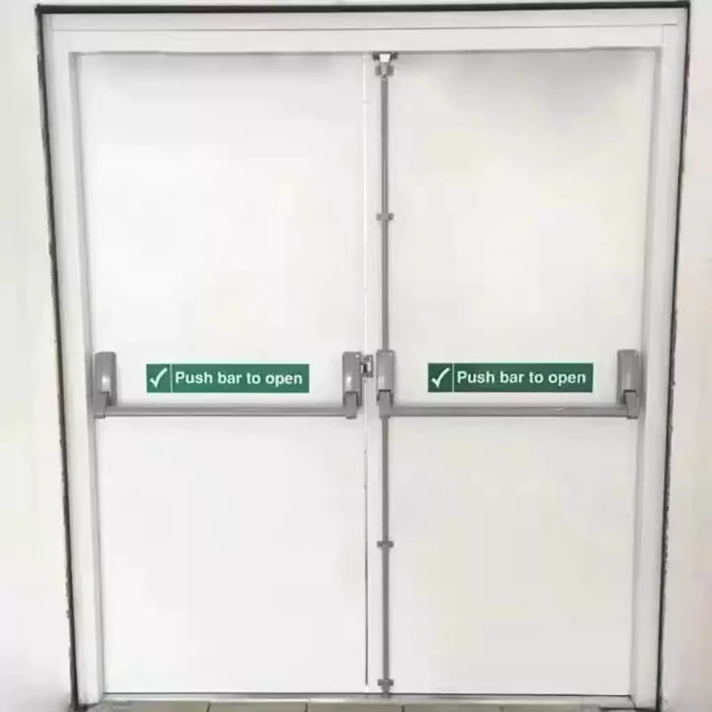 百佳电动门禁平推消防联动防火门锁机械式逃生门锁刷卡蜂鸣报警锁