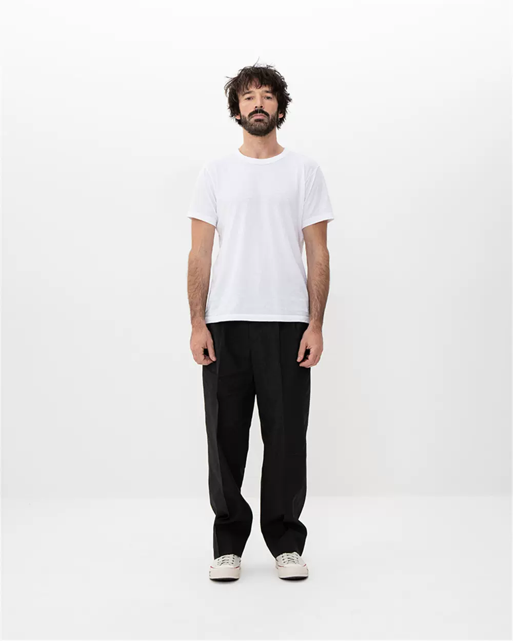 饼干日本代购VISVIM MCCLOUD SLACKS SANTOME羊毛混纺休闲裤23AW-Taobao