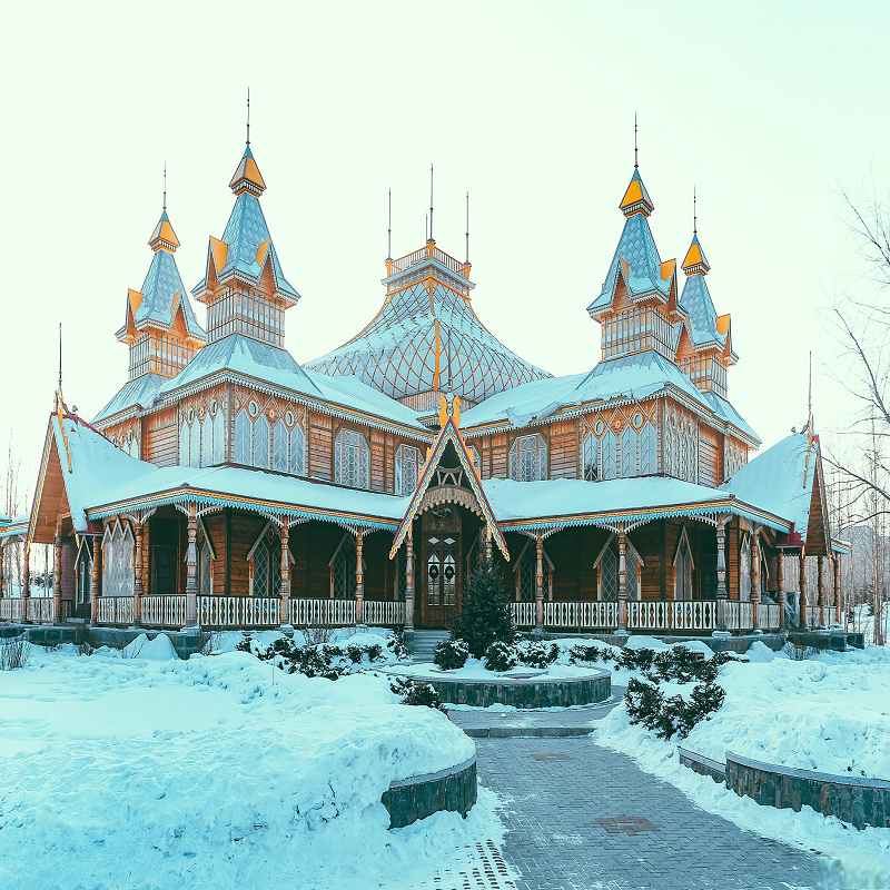 伏尔加庄园一日游 伏尔加庄园门票+往返车 观俄罗斯建筑