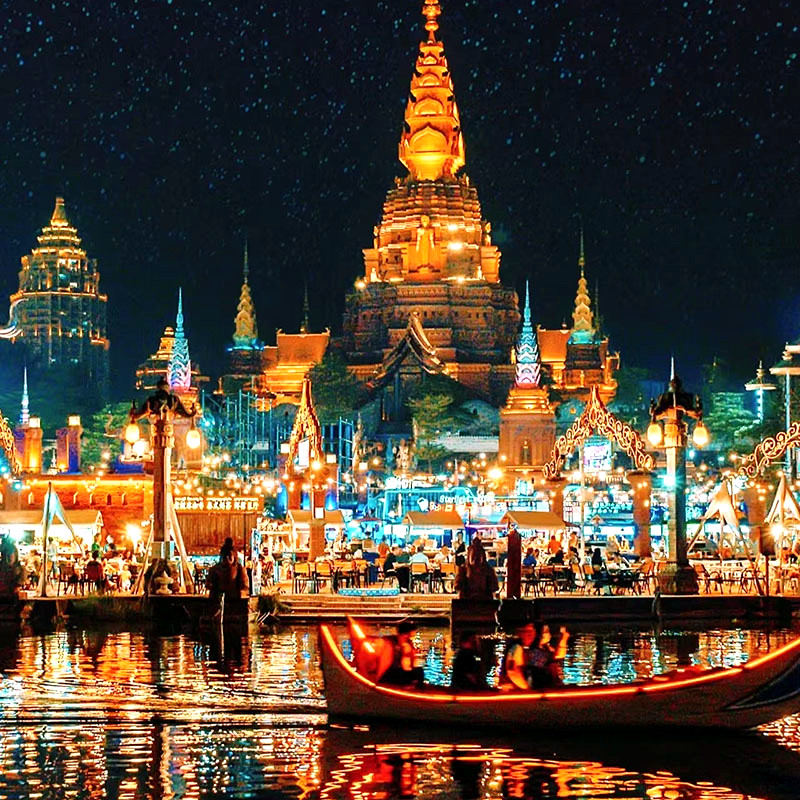 【纯玩含机票】云南西双版纳旅游告庄傣服旅拍花卉园5天4晚跟团游