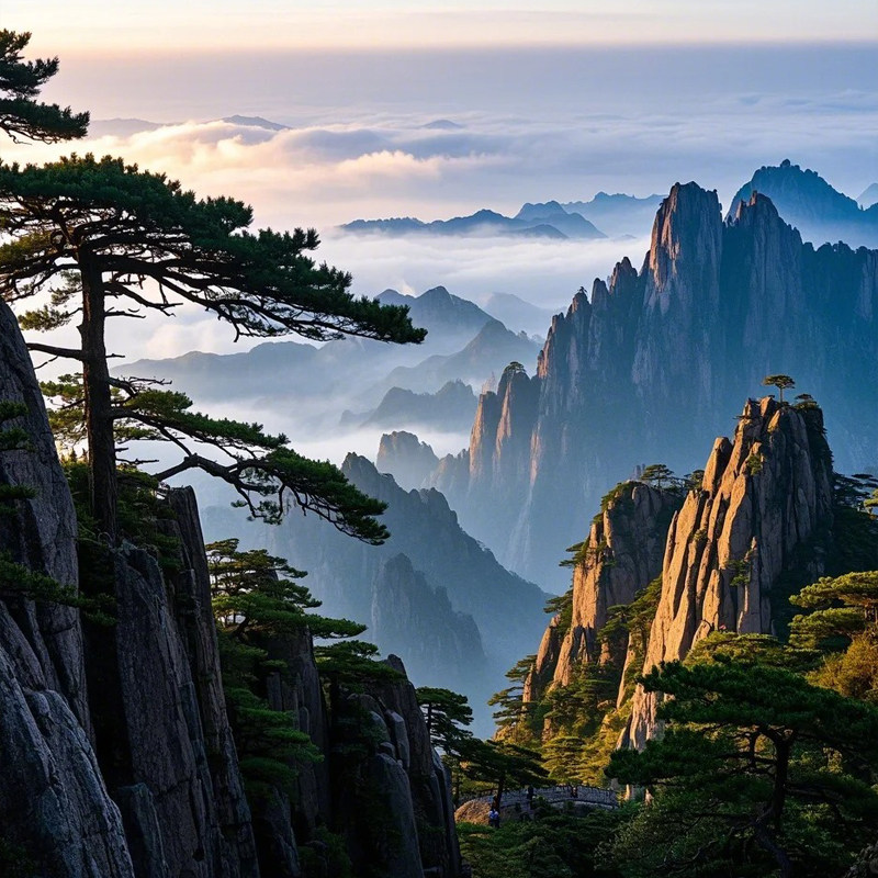 【高铁+酒店】安徽黄山旅游5天4晚自由行皖南古村徽州古城屯溪