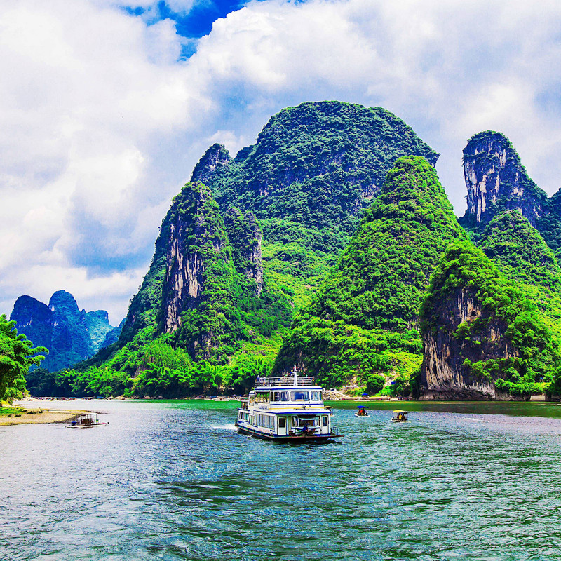 【含高铁】广西桂林北海涠洲岛旅游遇龙河漓江游船7天6晚跟团游