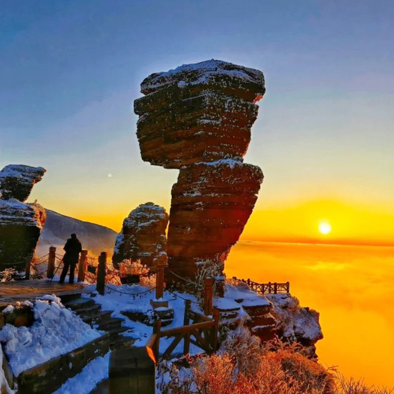 22人纯玩陆地头等舱贵阳黄果树+荔波+西江+镇远+梵净山6天5晚跟团