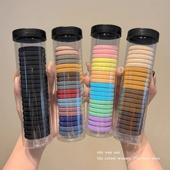 
Black hair ring rubber band tied with rubber band for adults