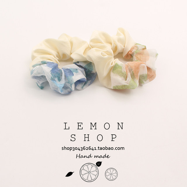 Super fairy large intestine hair circle women's high-end sense of internet celebrity hair rope tie head rope 2025 new style bun head ponytail hair accessories