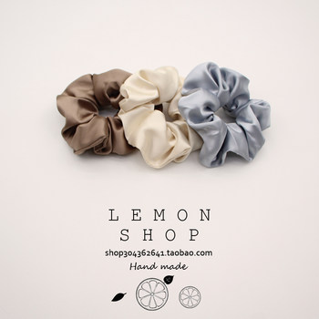 South Korea imported candy color tie hair elastic and good leather ribs
