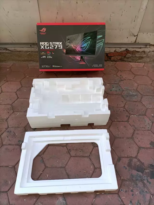 27寸华硕XG279Q显示器PG279QR包装箱纸箱空箱子外箱外包装盒子-