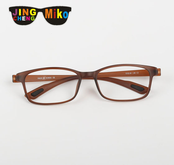 Imported from South Korea, super light and non deformable TR90 eyeglass frame without nose rest, 365 eyeglass frame, super light, large and medium-sized face without screws